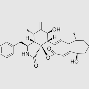 Cytochalasin B  화학구조